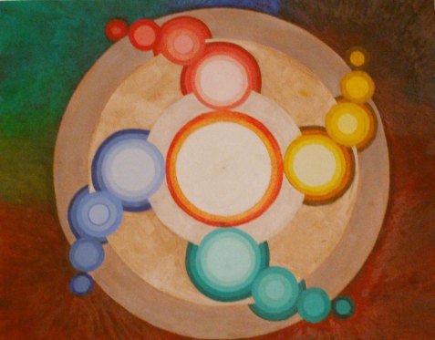 Jungian Mandala Painting by Mick Snutz